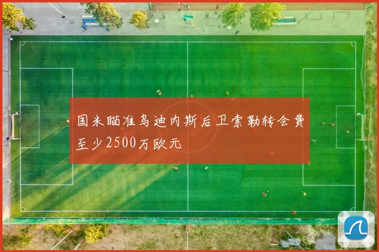 国米瞄准乌迪内斯后卫索勒转会费至少2500万欧元